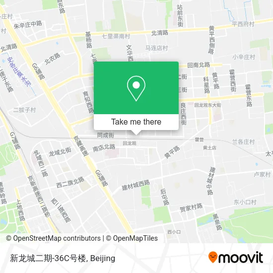 新龙城二期-36C号楼 map