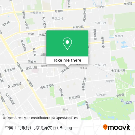 中国工商银行(北京龙泽支行) map