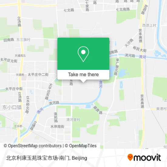 北京利康玉苑珠宝市场-南门 map