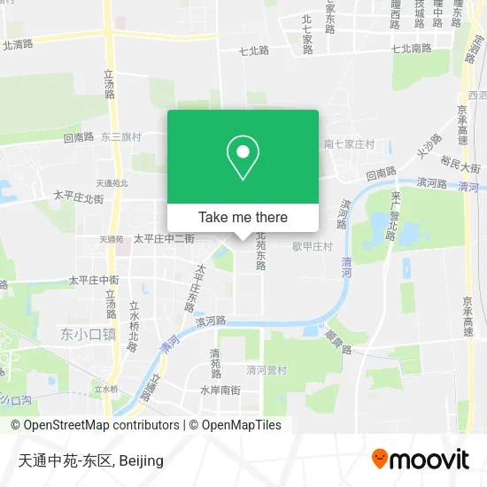 天通中苑-东区 map