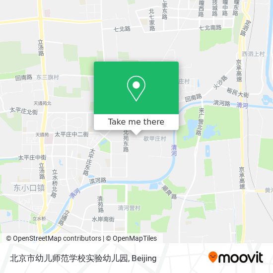 北京市幼儿师范学校实验幼儿园 map