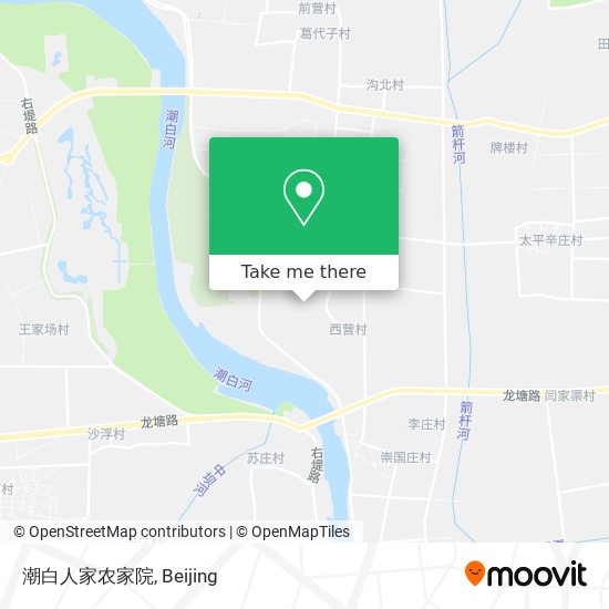 潮白人家农家院 map