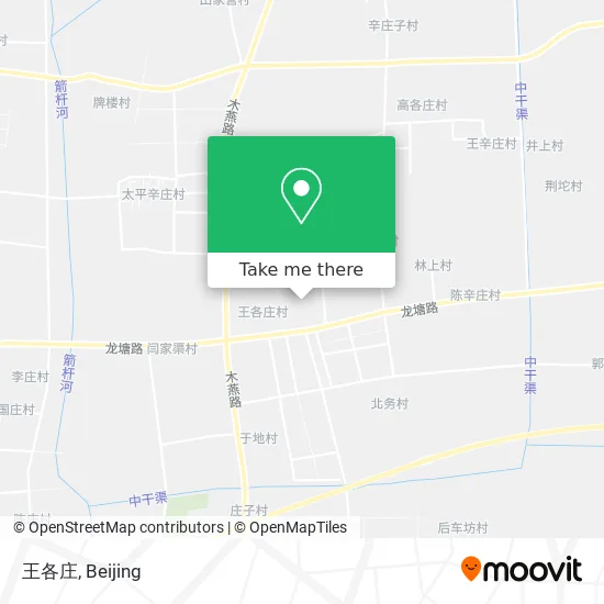 王各庄 map