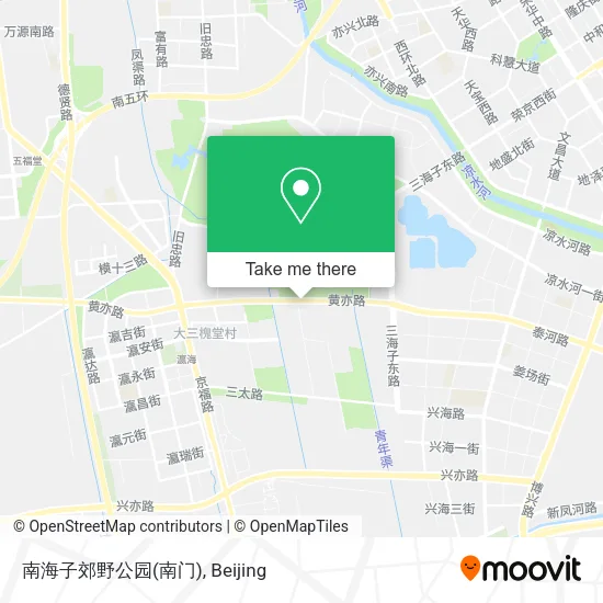 南海子郊野公园(南门) map