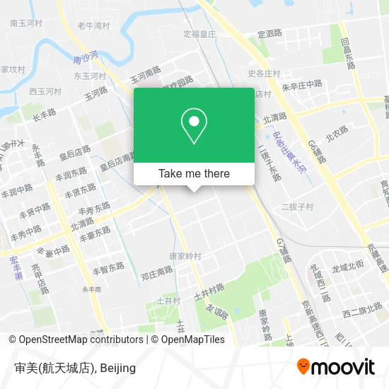 审美(航天城店) map