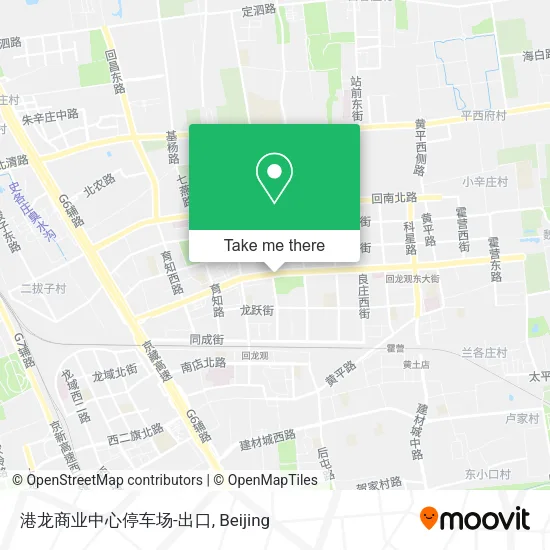 港龙商业中心停车场-出口 map