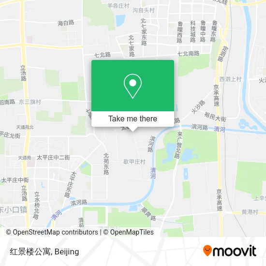 红景楼公寓 map