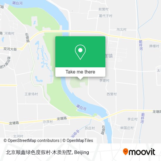 北京顺鑫绿色度假村-木质别墅 map