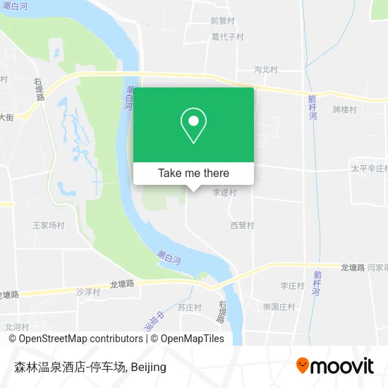 森林温泉酒店-停车场 map