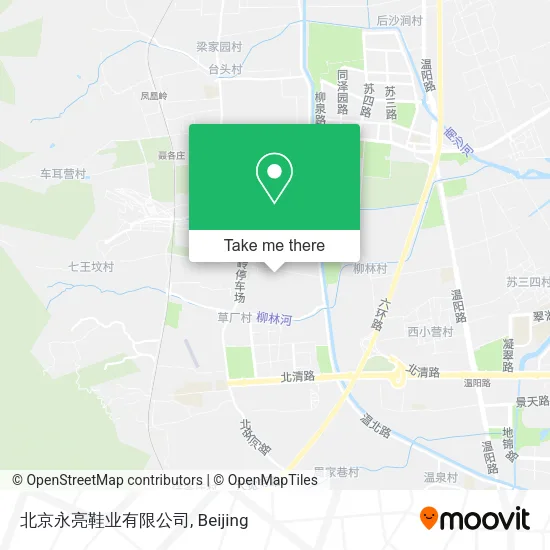 北京永亮鞋业有限公司 map