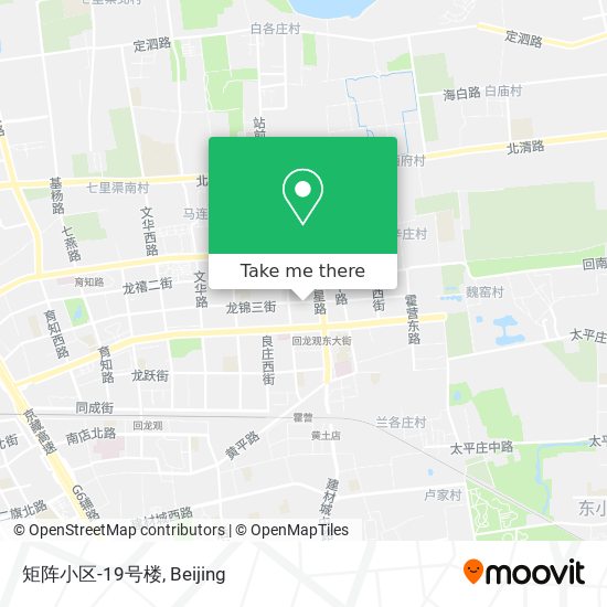 矩阵小区-19号楼 map