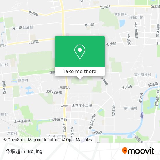 华联超市 map