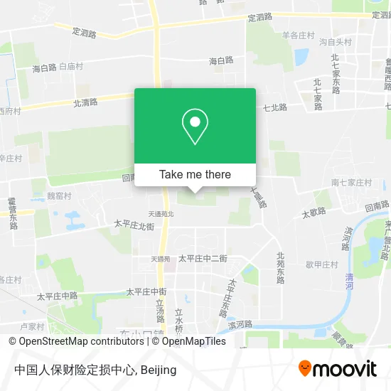中国人保财险定损中心 map
