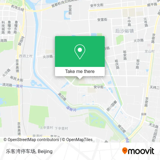乐客湾停车场 map