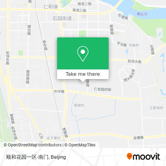 顺和花园一区-南门 map
