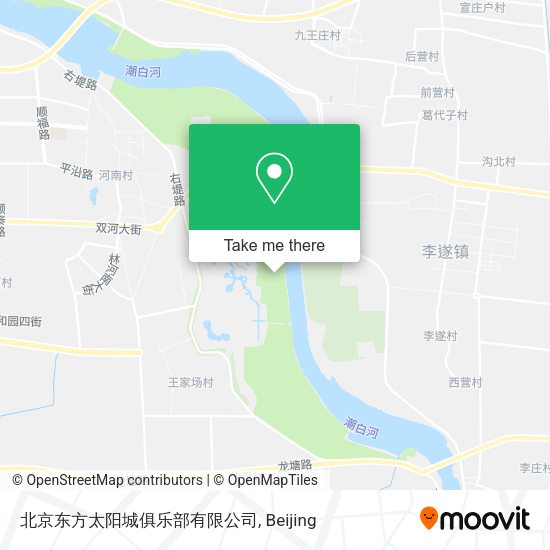 北京东方太阳城俱乐部有限公司 map