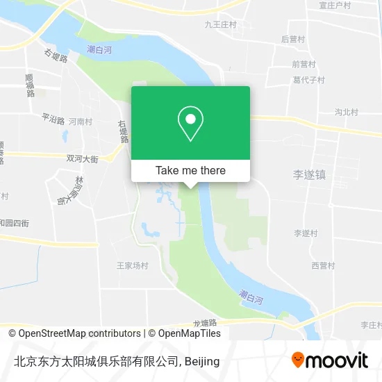 北京东方太阳城俱乐部有限公司 map