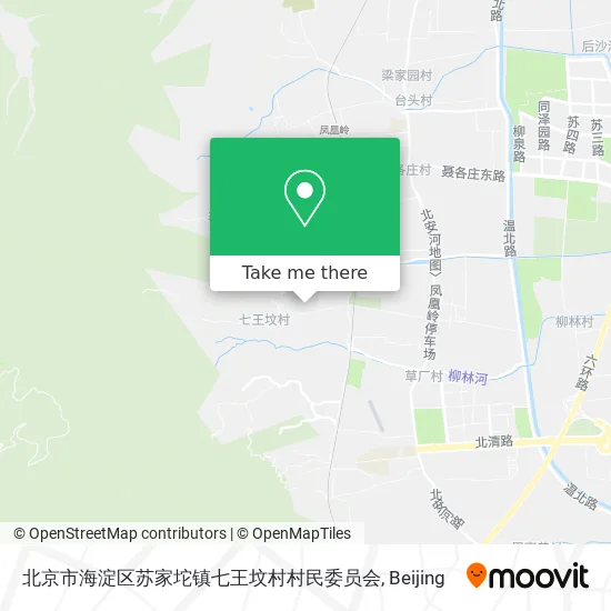 北京市海淀区苏家坨镇七王坟村村民委员会 map