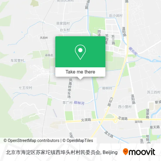 北京市海淀区苏家坨镇西埠头村村民委员会 map