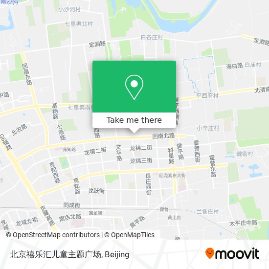 北京禧乐汇儿童主题广场 map