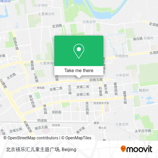 北京禧乐汇儿童主题广场 map