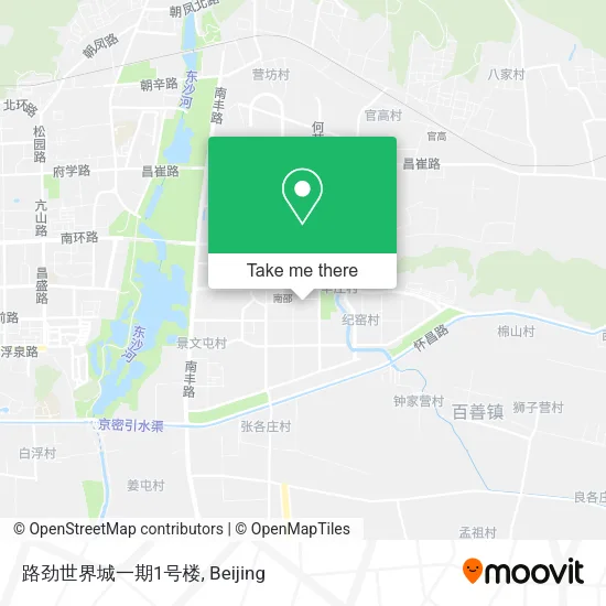 路劲世界城一期1号楼 map