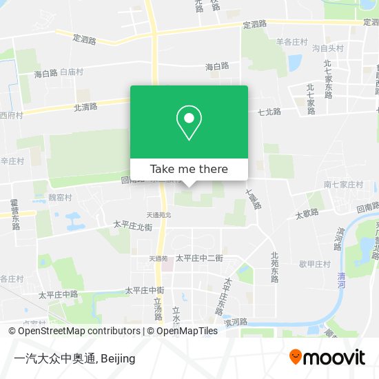 一汽大众中奥通 map