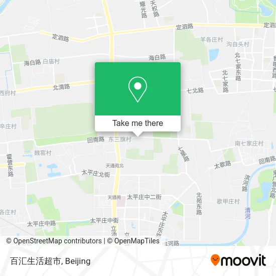 百汇生活超市 map