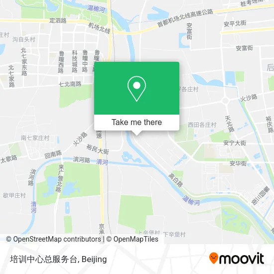 培训中心总服务台 map