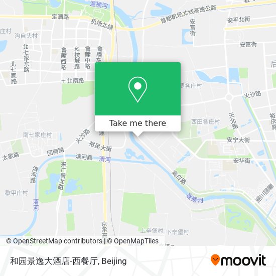 和园景逸大酒店-西餐厅 map