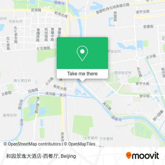 和园景逸大酒店-西餐厅 map