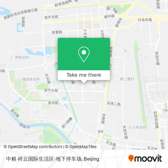 中粮·祥云国际生活区-地下停车场 map