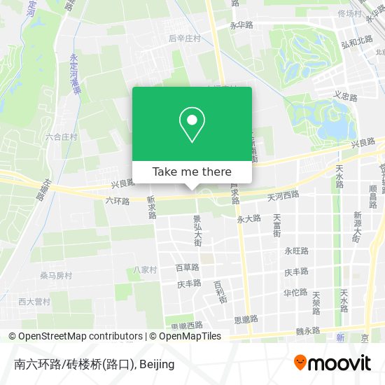 南六环路/砖楼桥(路口) map