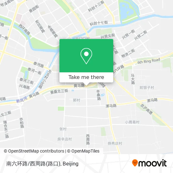 南六环路/西周路(路口) map