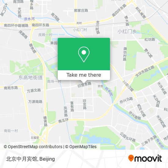 北京中月宾馆 map