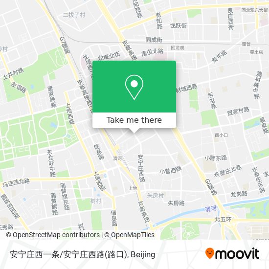 安宁庄西一条/安宁庄西路(路口) map