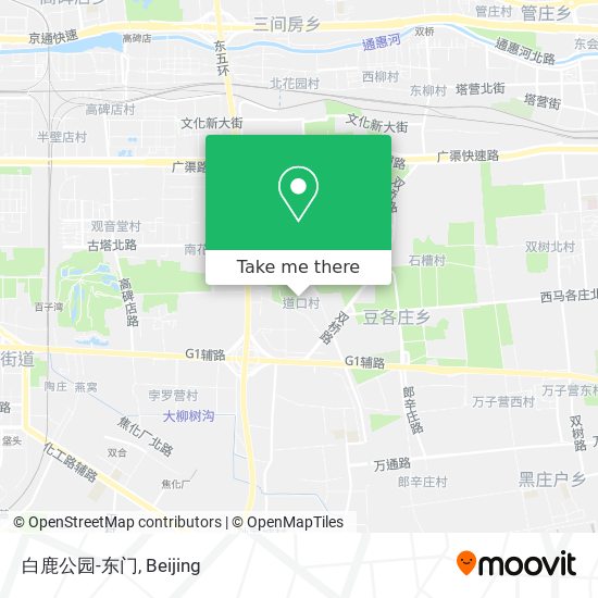 白鹿公园-东门 map
