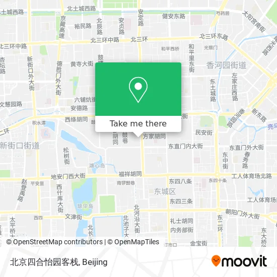 北京四合怡园客栈 map