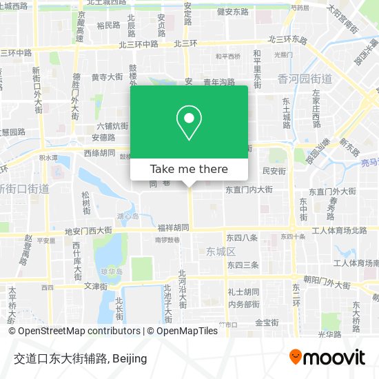 交道口东大街辅路 map