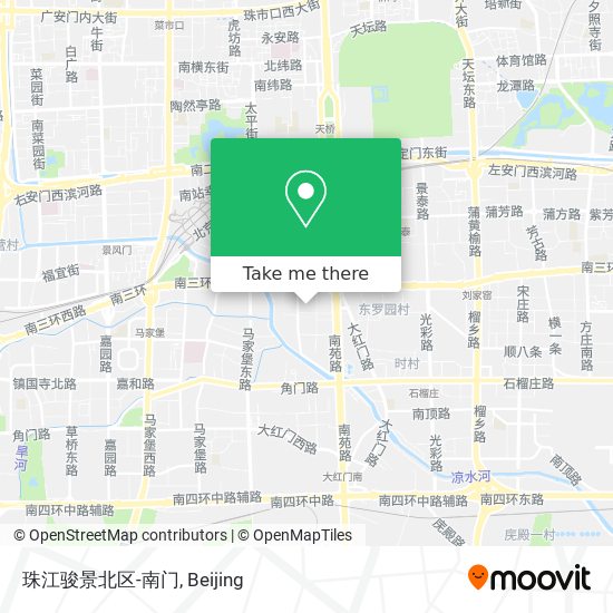 珠江骏景北区-南门 map