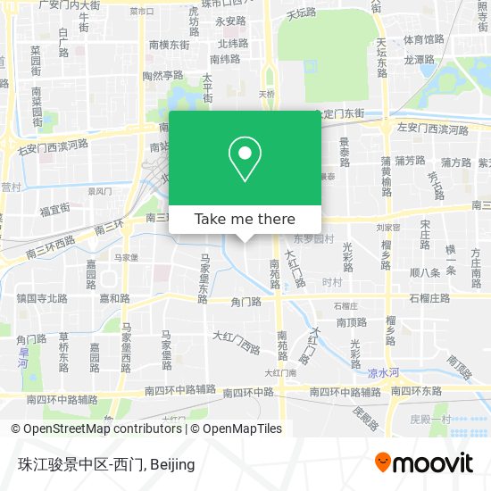 珠江骏景中区-西门 map