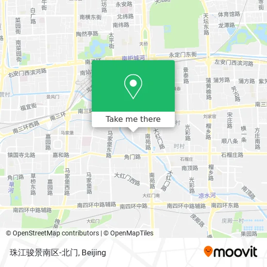 珠江骏景南区-北门 map