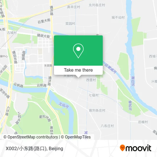 X002/小东路(路口) map