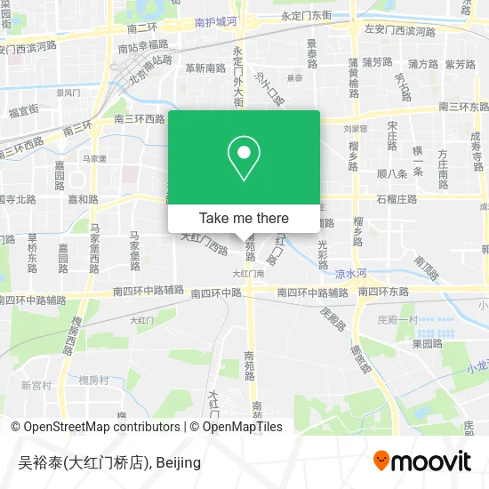 吴裕泰(大红门桥店) map