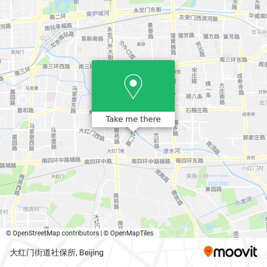 大红门街道社保所 map