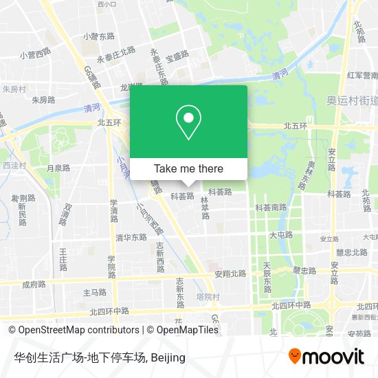 华创生活广场-地下停车场 map