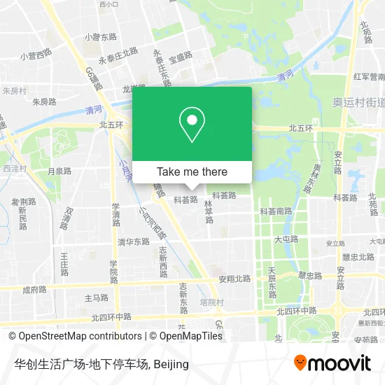 华创生活广场-地下停车场 map