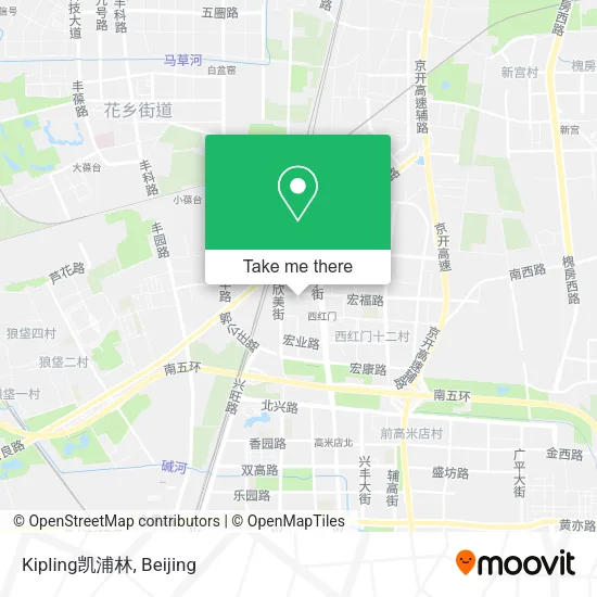 Kipling凯浦林 map