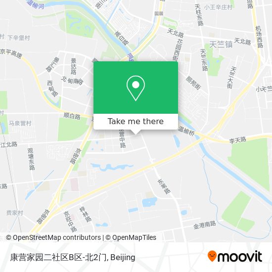康营家园二社区B区-北2门 map