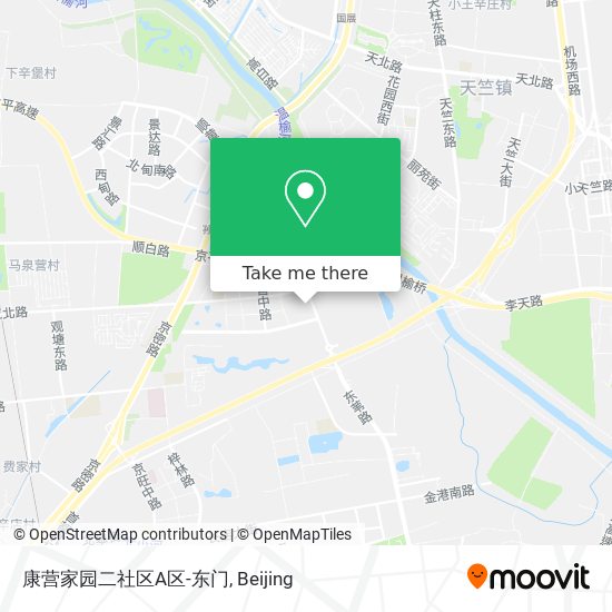 康营家园二社区A区-东门 map